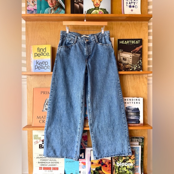 Levi’s ‘94 baggy wide leg medium wash jeans size 29 - Picture 4 of 8